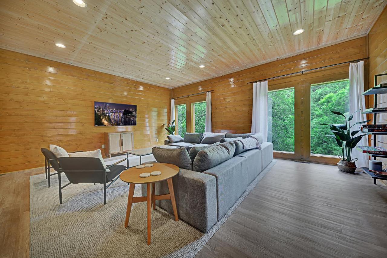הוילה סביירוויל Gorgeous Large Mountain View Cabin W Hot Tub, Free Wifi, Games מראה חיצוני תמונה