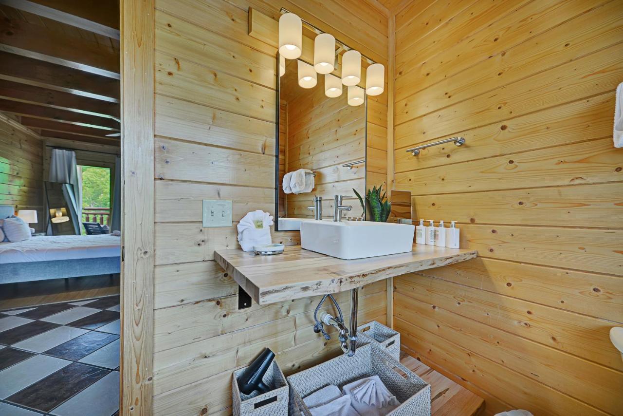 הוילה סביירוויל Gorgeous Large Mountain View Cabin W Hot Tub, Free Wifi, Games מראה חיצוני תמונה