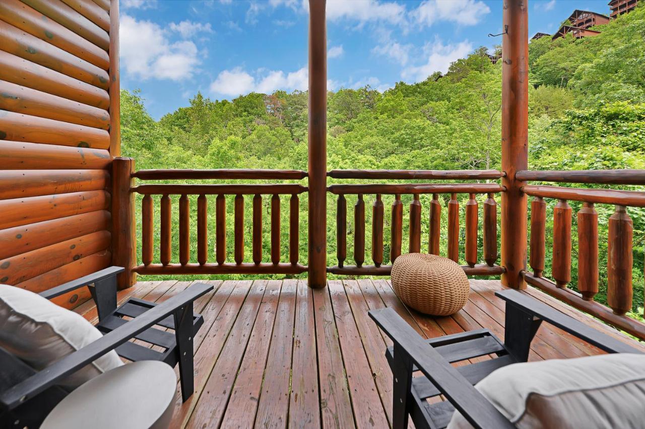 הוילה סביירוויל Gorgeous Large Mountain View Cabin W Hot Tub, Free Wifi, Games מראה חיצוני תמונה